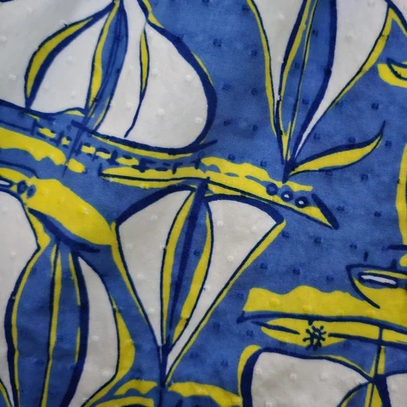 LILLY PULITZER Docksider Sailboat Print Skirt - Picture 3 of 8